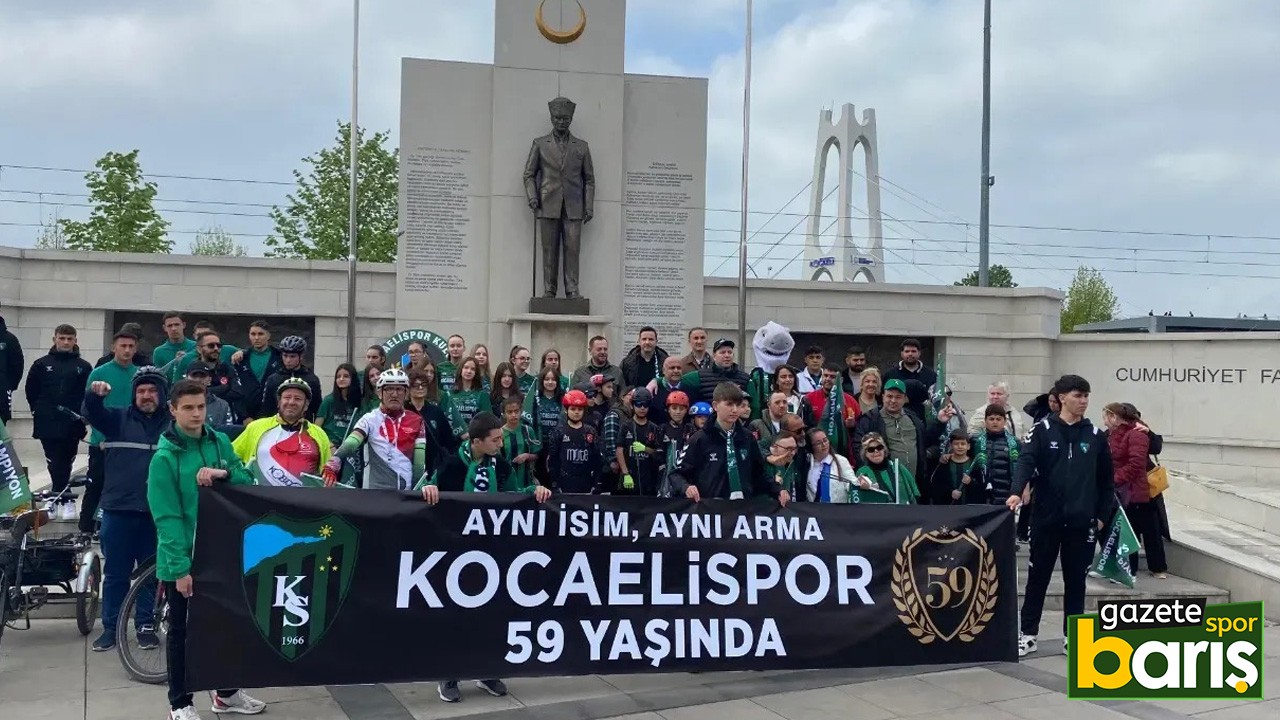 Kocaelispor’un 59.yaşı coşkuyla kutlandı