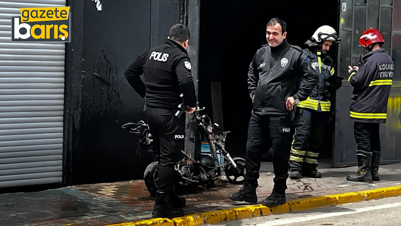 Kocaeli’deki yangında geriye iskelet kaldı