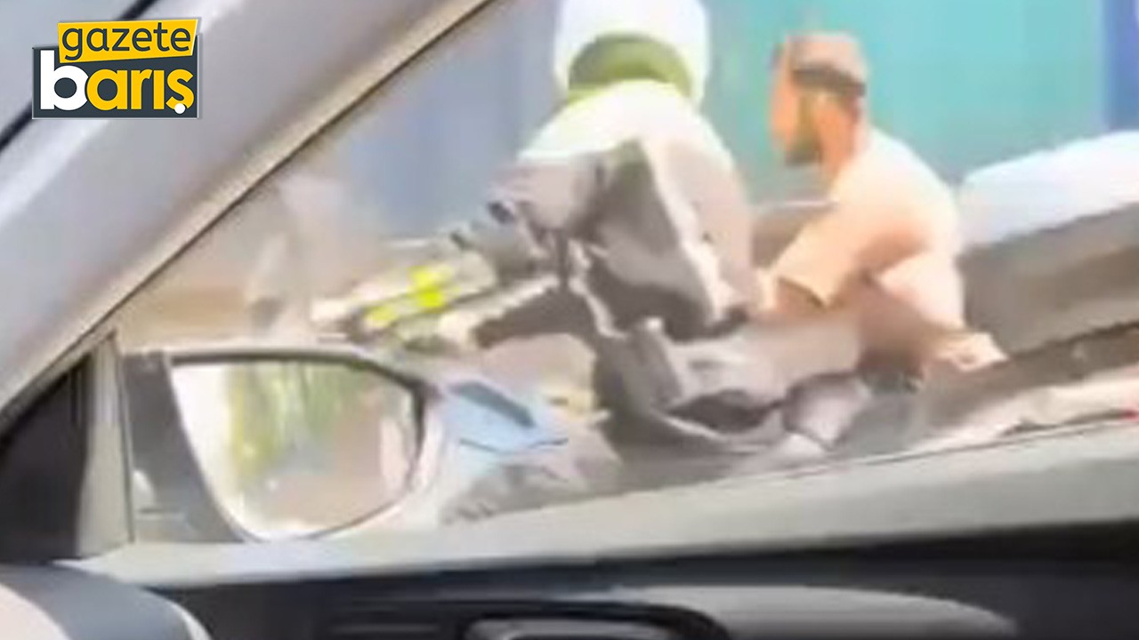 Önce polisi peşine taktı sonra özür diledi