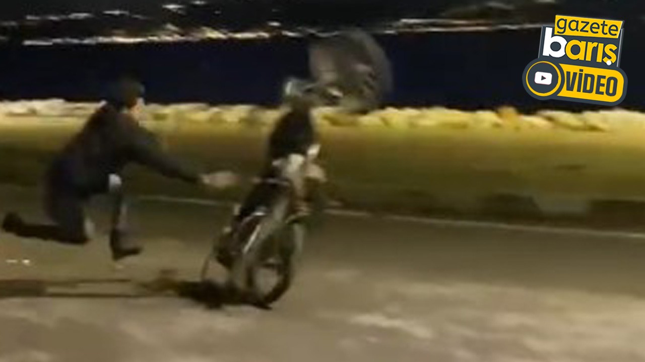 Kocaeli’de motosiklet şovu kötü bitti