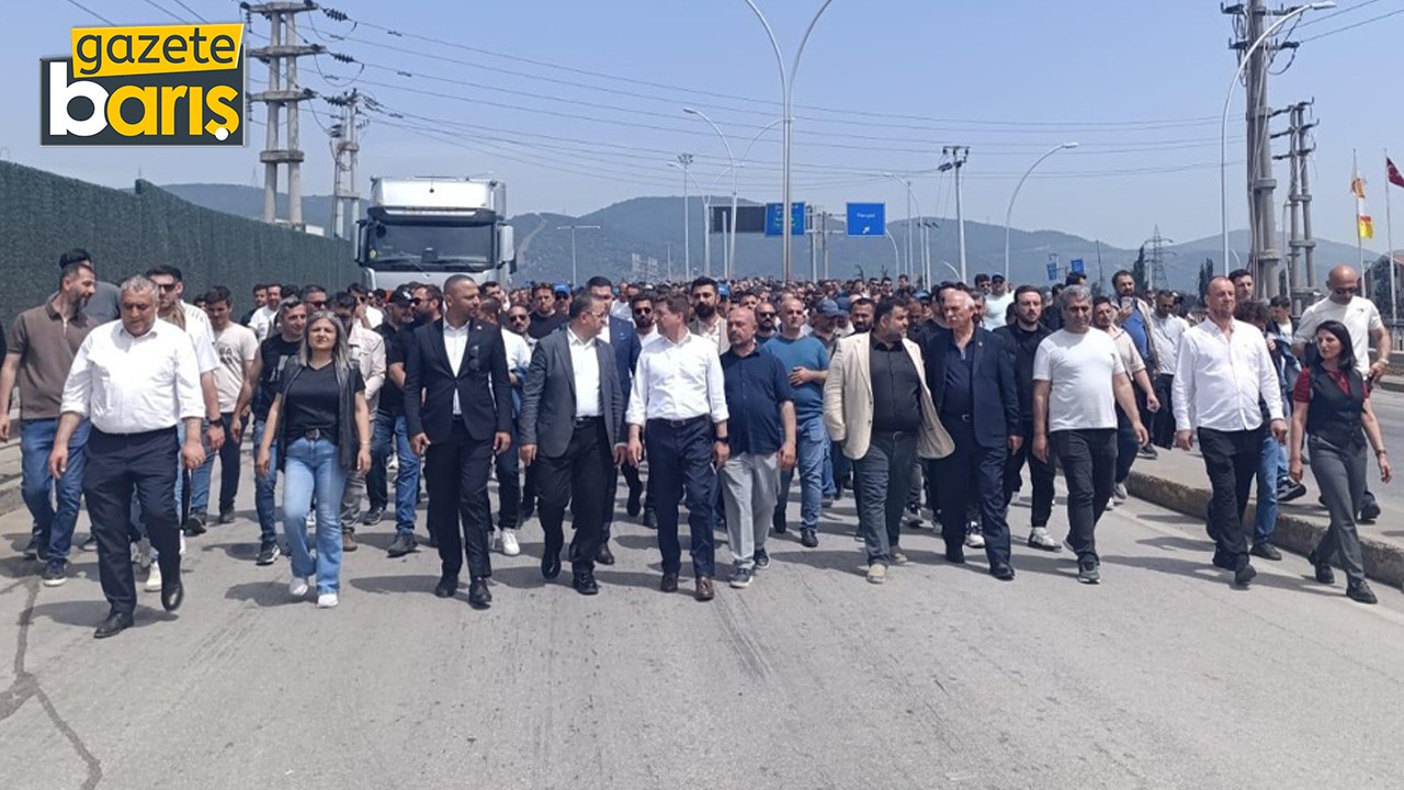 TÜPRAŞ işçisi yolu açtı: CHP’lilerle rafineriye yürüyüş!
