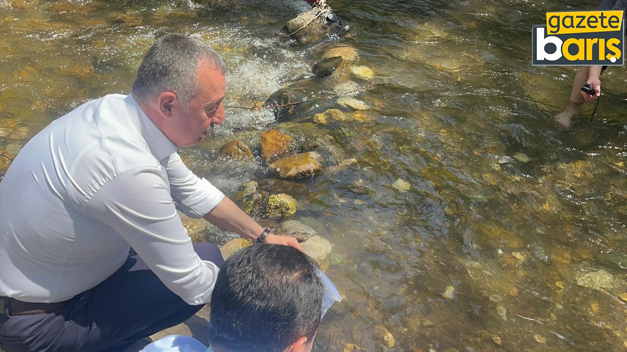 Büyükşehirden Kirazdere’ye 8 bin balık!