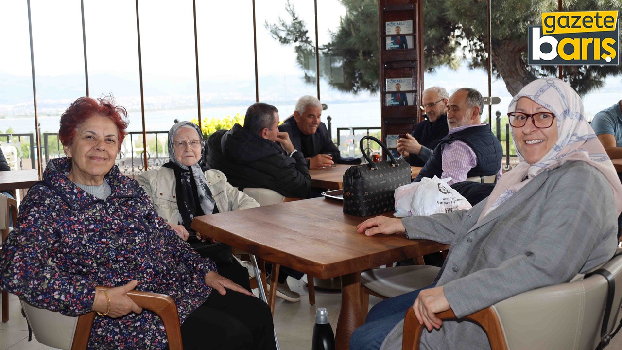 Kocaeli saygınlar kulübü’nde huzur ve dostluk bir arada