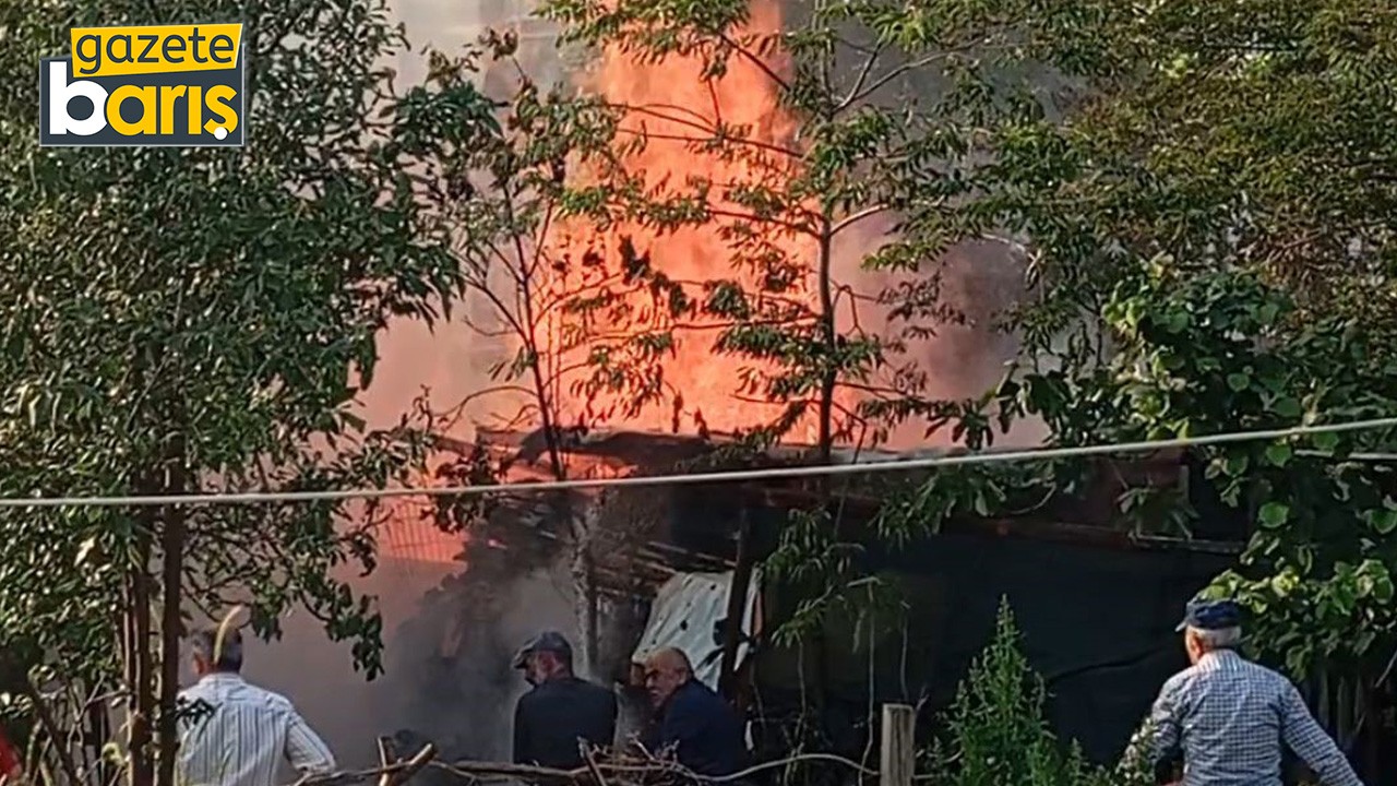 Kartepe’de alevler tüm odunluğu sardı