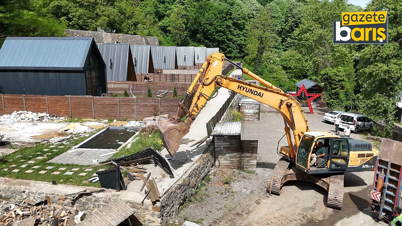Kocaeli'de dağ taş bungalov olmuştu, kaçak olanlar tek tek yıkılıyor!
