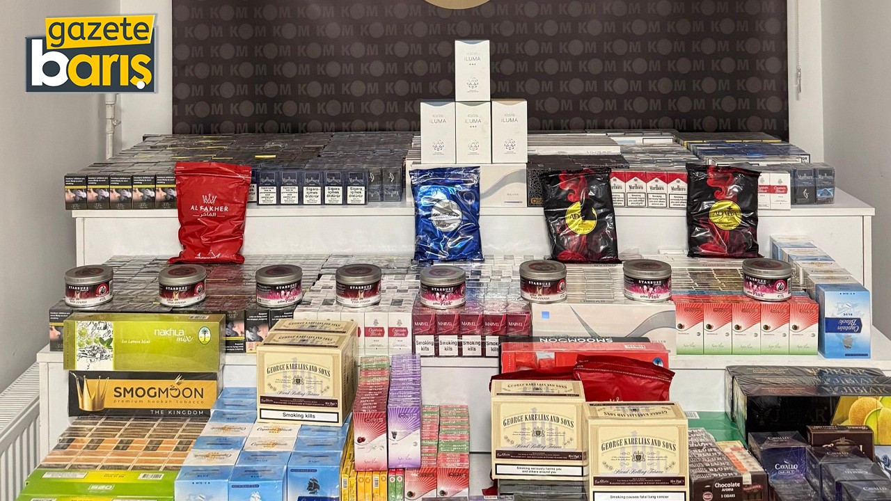 TEM'de durdurulan araçta kaçak tütün ve çay ele geçirildi
