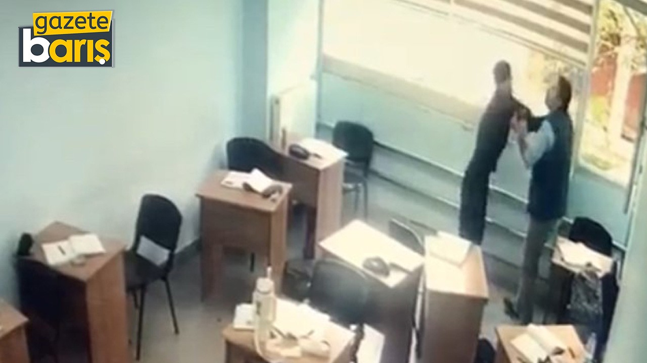 Kurs merkezinde dehşet anları: Sınıfa girip öğrenciye saldırdı