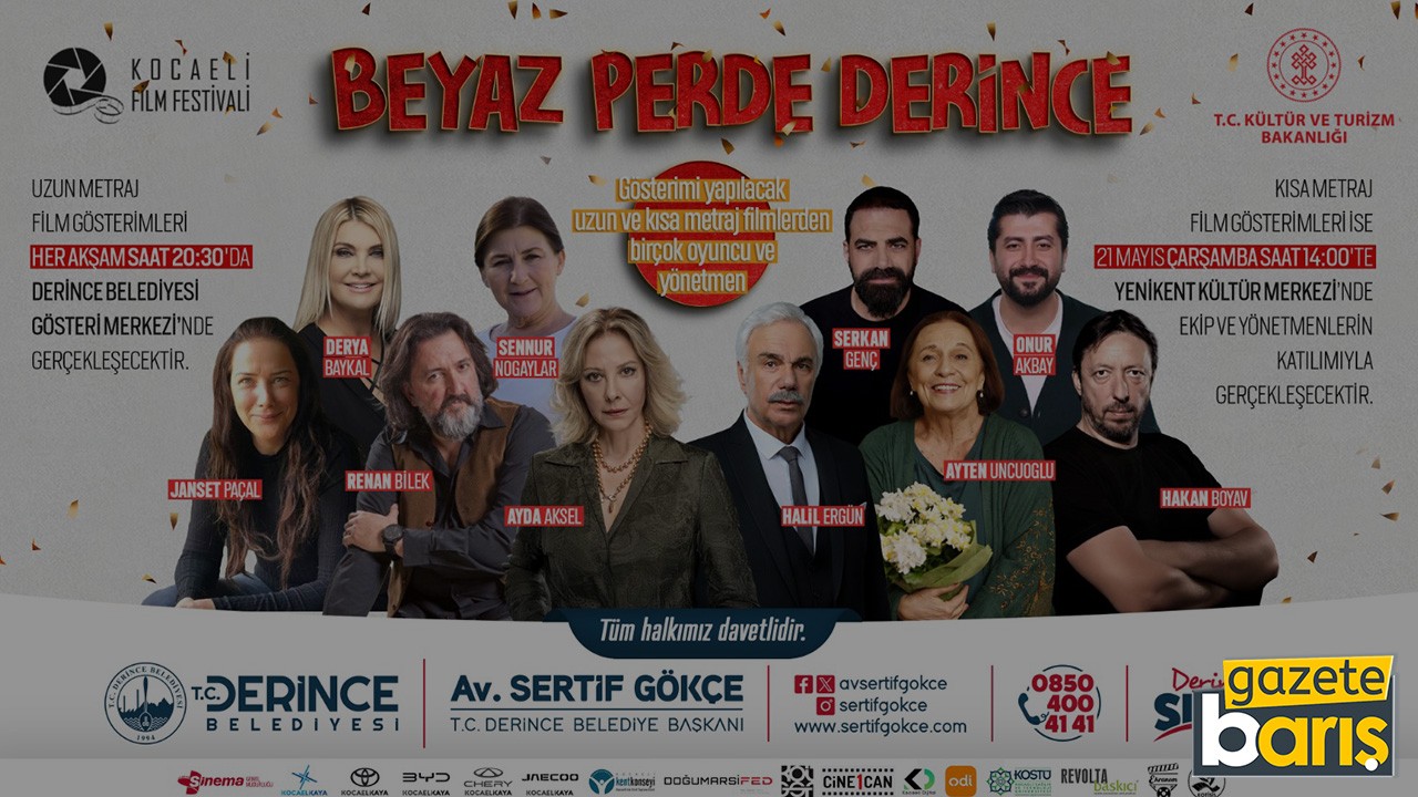 Kocaeli Film Festivali bu yıl Derince'de! İşte program