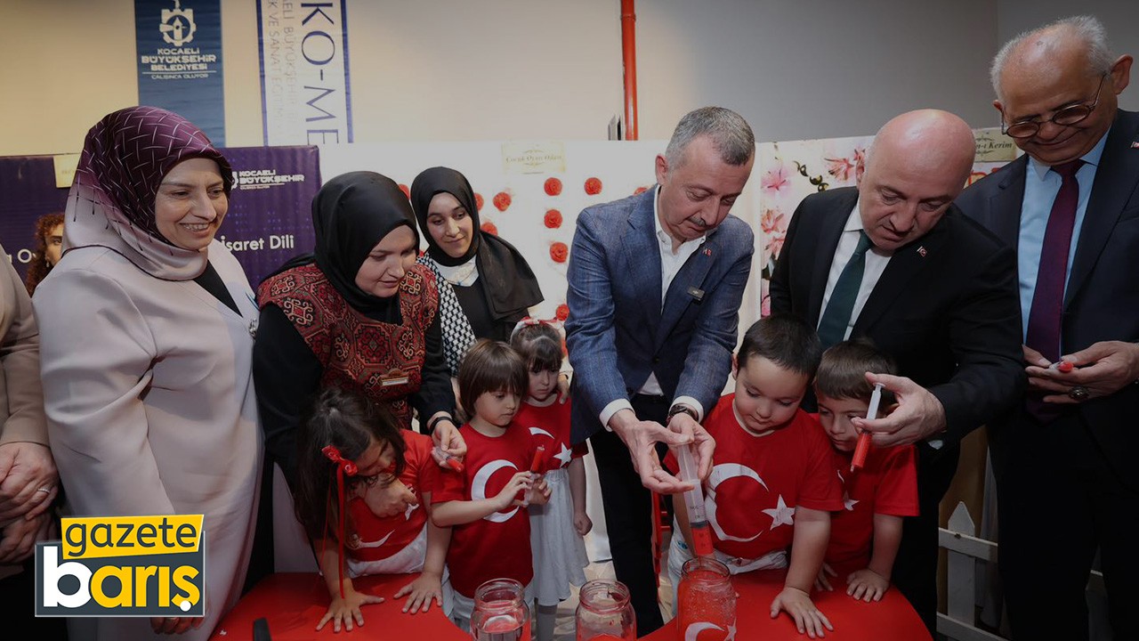 Büyükakın, KO-MEK’in sergisinde ürünleri tek tek inceledi!