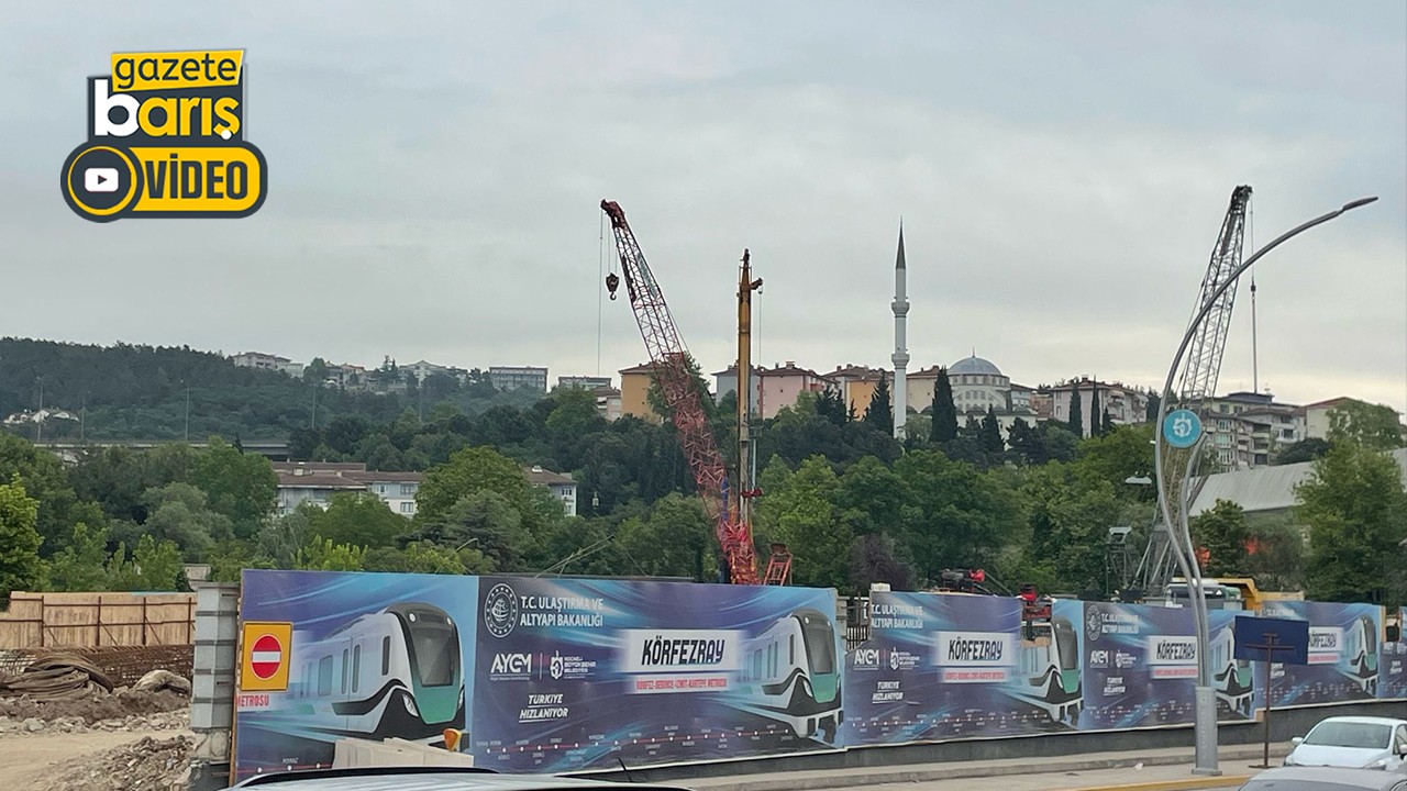 Kocaeli metrosu için gece gündüz çalışma