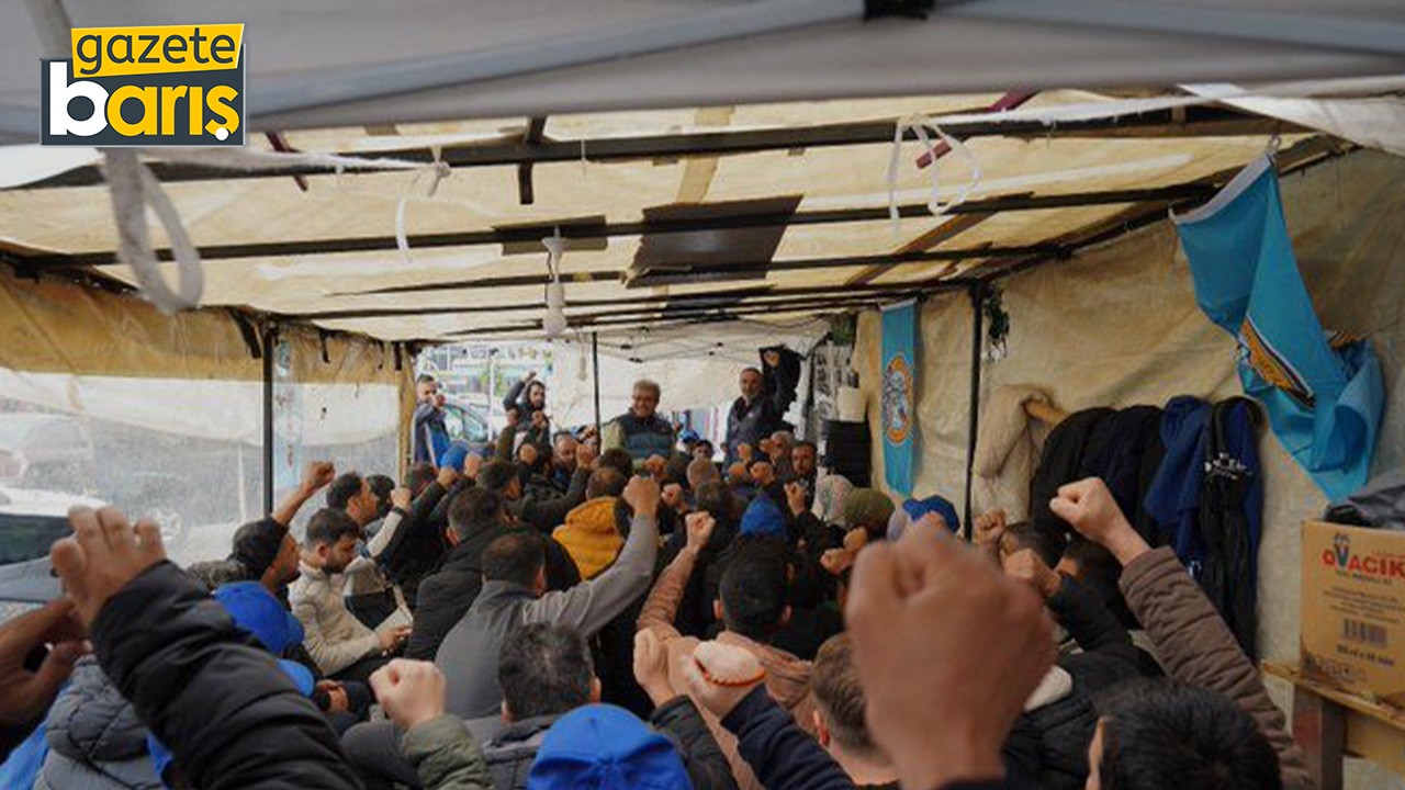 Portakal Porvil’de grev çadırı kalabalıklaştı
