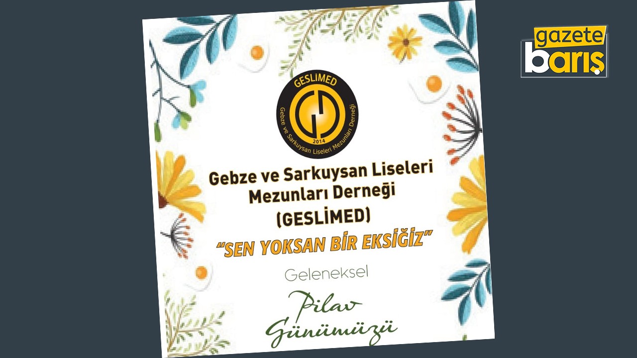 GESLİMED’den geleneksel pilav günü