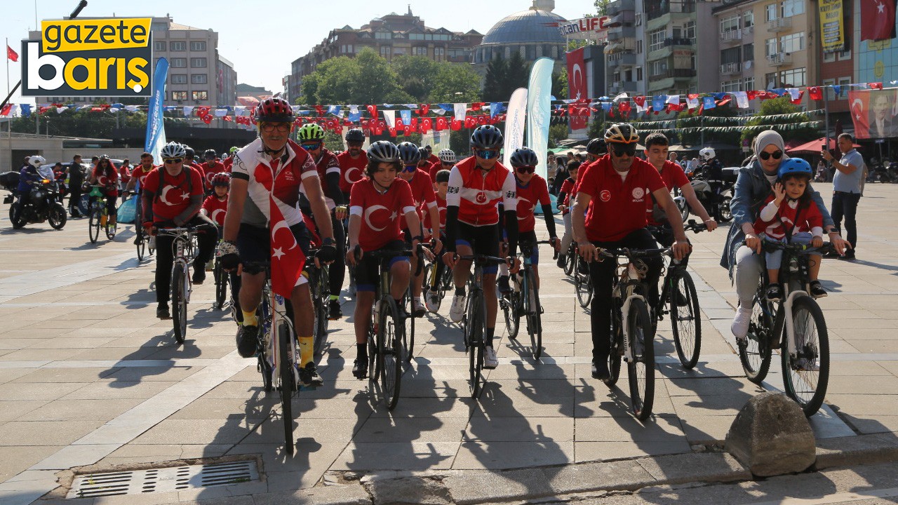 Kocaeli’de 19 Mayıs bisiklet turu ile taçlandı