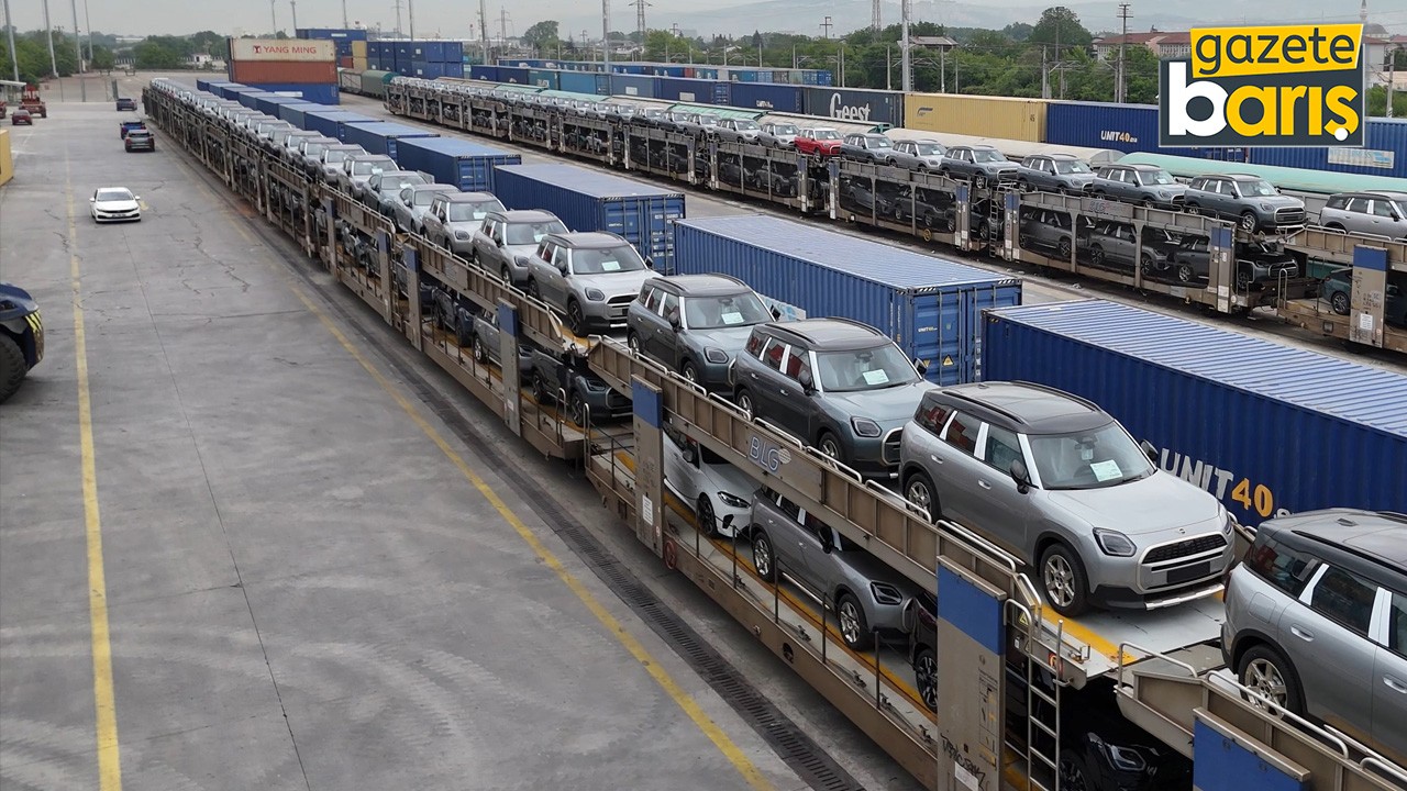 Türkiye'ye getirilen otomobiller Köseköy'e ulaştı
