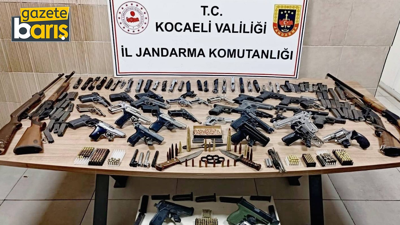 18 ruhsatsız tabanca ve av tüfeği ele geçirildi