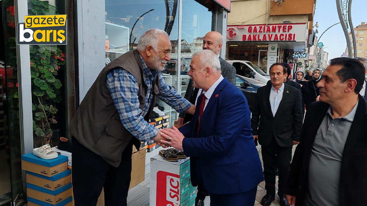 MHP'lilerden esnaf ziyareti