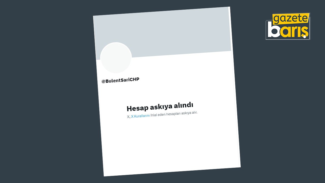 X, Sarı’nın hesabını kapattı