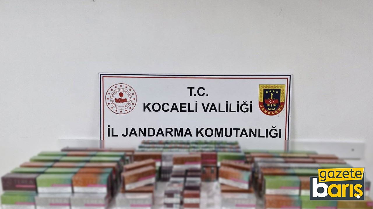 Kocaeli'de gümrük kaçağı sigara ele geçirildi