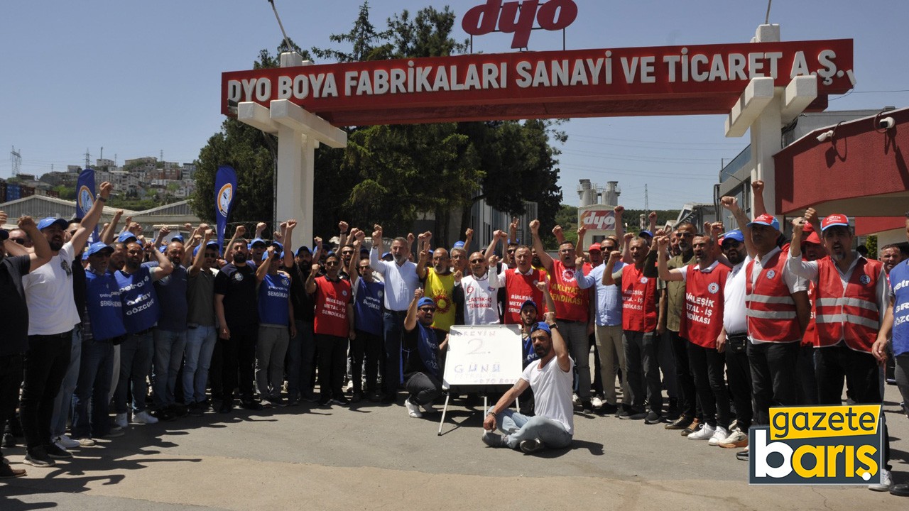Gebze Sendikalar Birliği’nden grevdeki işçilere ziyaret