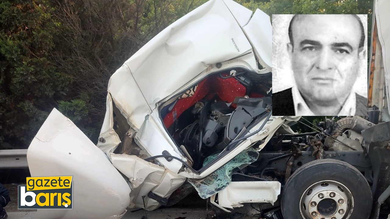 Kocaeli’de iki tır çarpıştı: Tır şoförü öldü