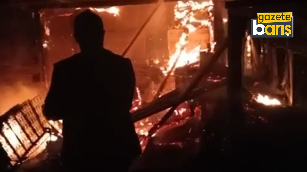 Kocaeli'nin köyünde korkutan yangın!