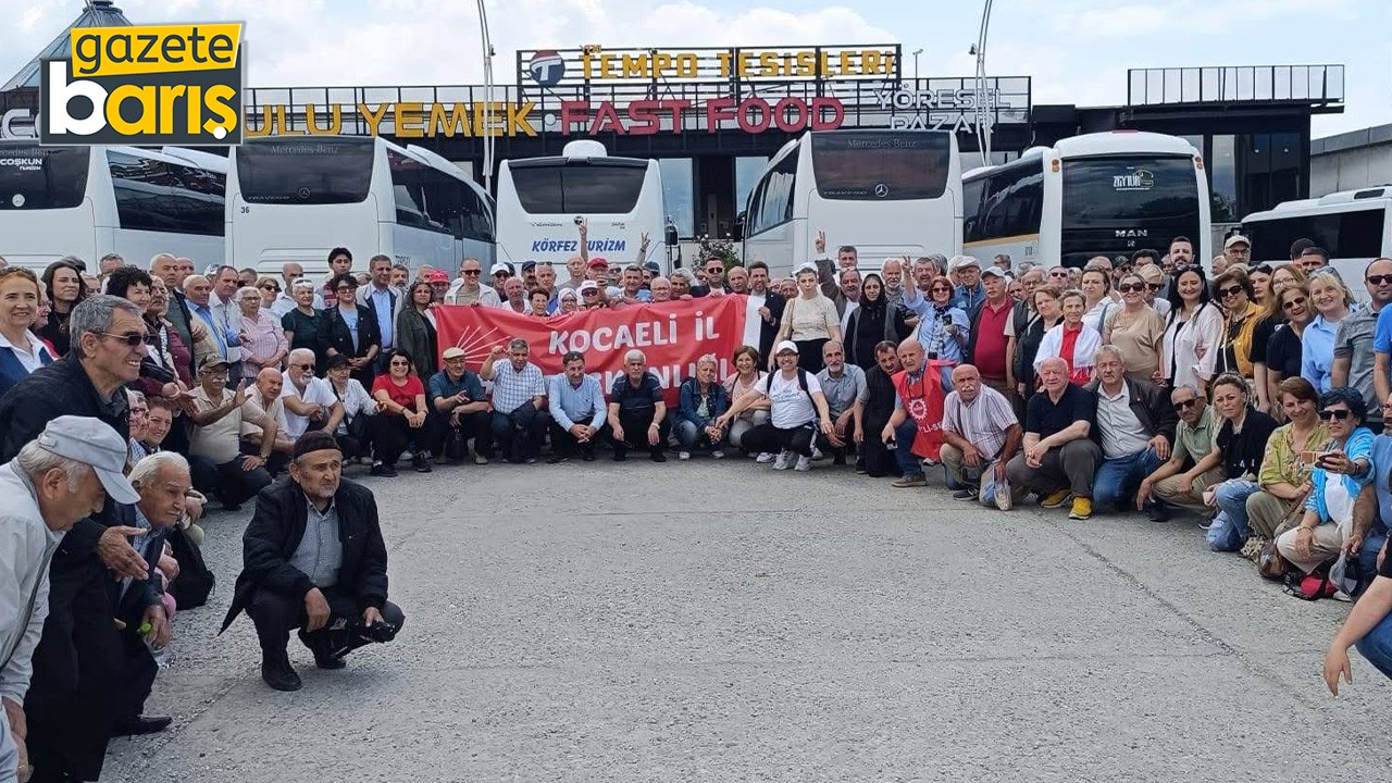 Özel’in Düzce mitingine Kocaeli’den destek