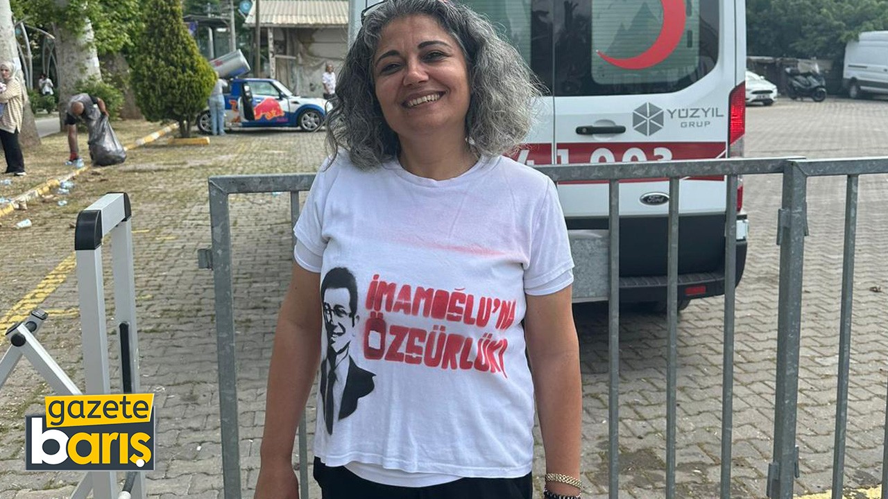 AKP’li belediyenin koşusuna İmamoğlu tişörtleriyle katıldılar