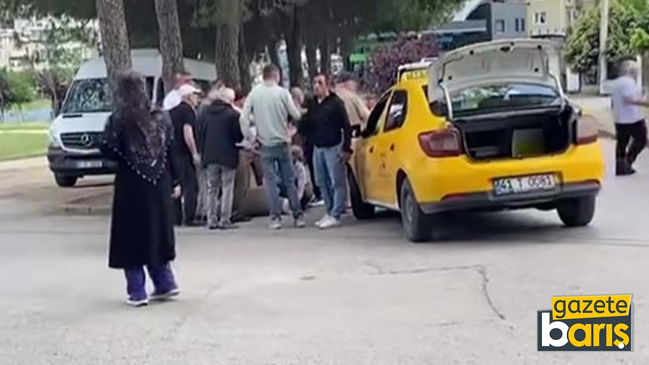 İzmit’te yayaya taksi çarptı