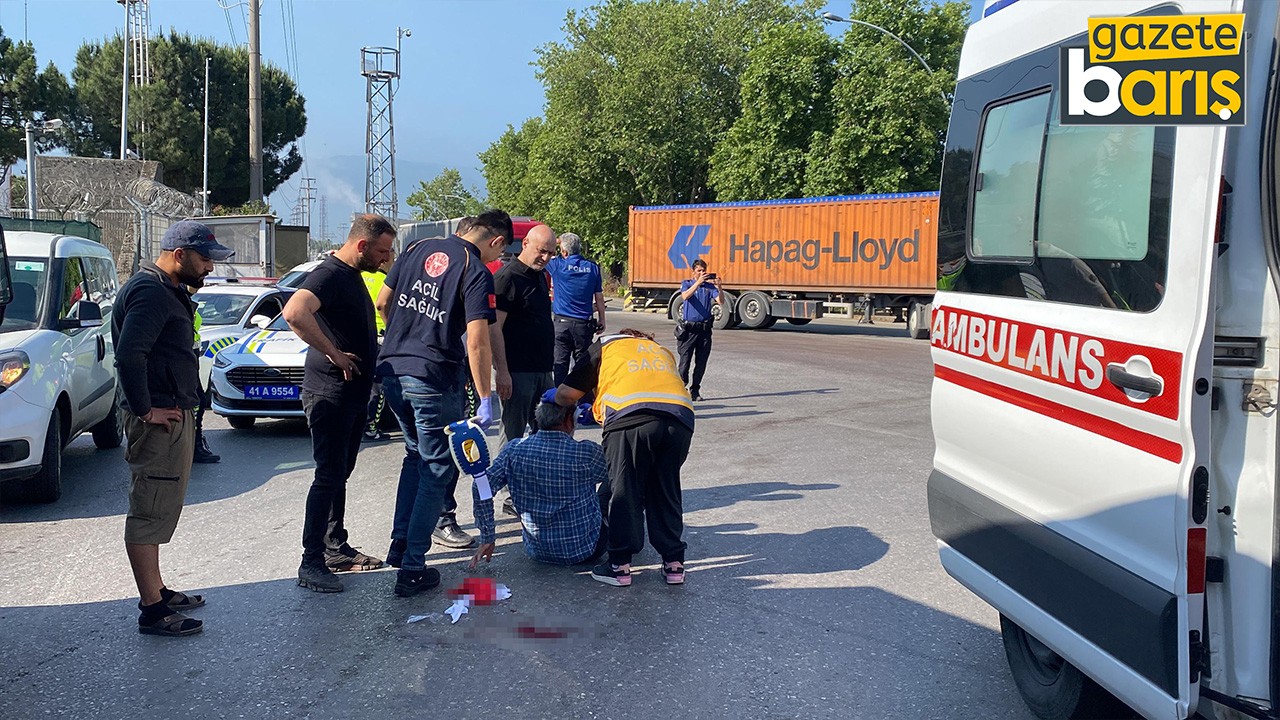 Kocaeli’de epilepsi hastası adam kafa üstü düşerek ağır yaralandı