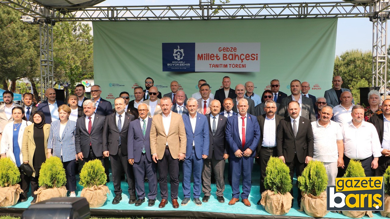 Büyükakın "bayram hediyesi" dedi: Gebze Millet Bahçesi tanıtıldı