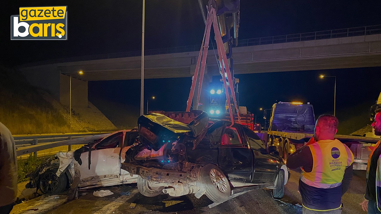 Otoyol savaş alanına döndü: 4'ü çocuk 12 yaralı