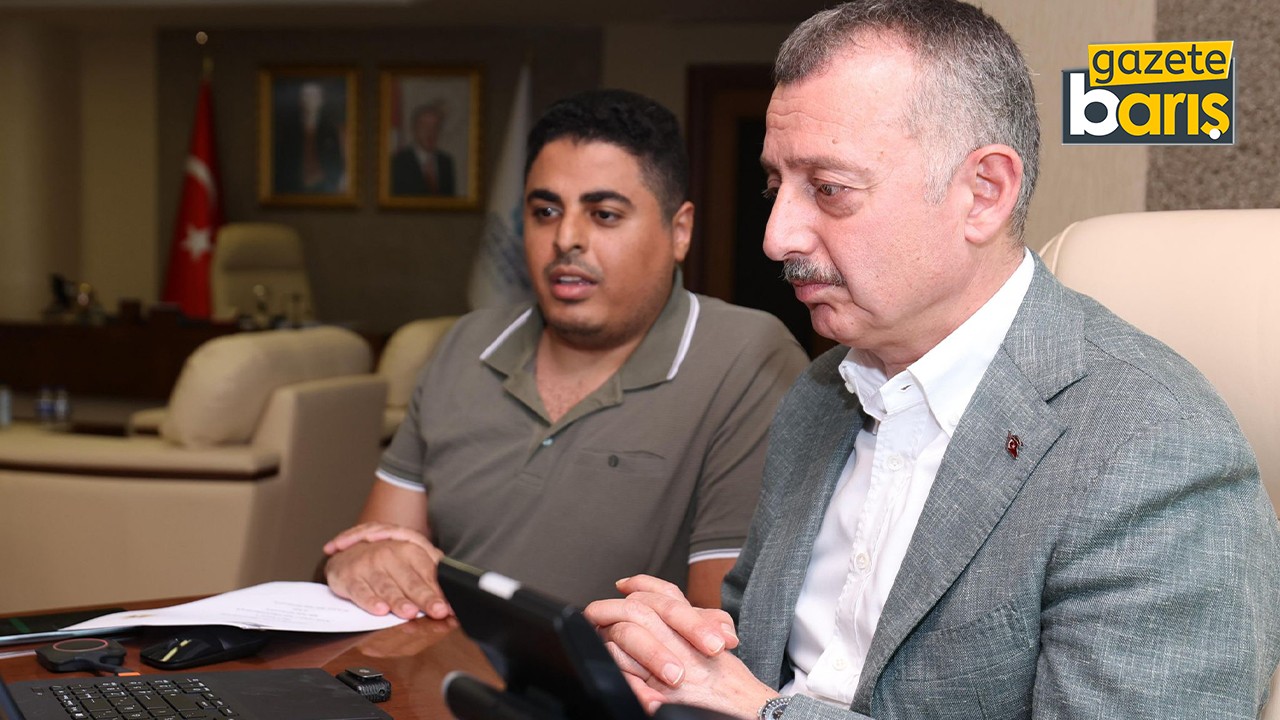Büyükakın'dan Gazze Belediye Başkanıyla önemli görüşme