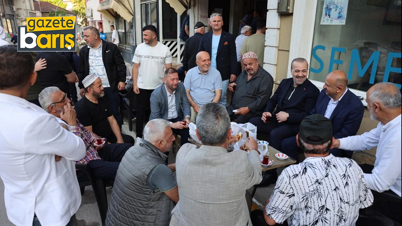 Talus ve Fikri Işık Bahçeciklilerle namaz kıldı