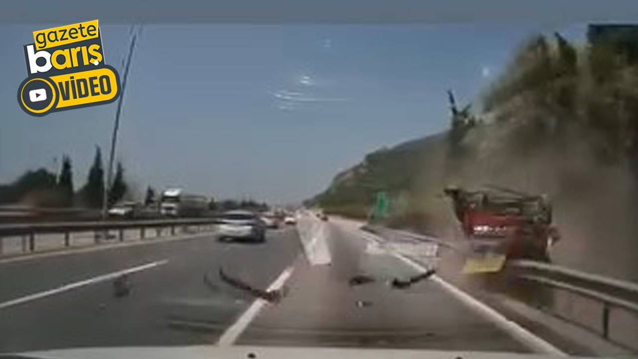 Kocaeli’de araç bariyerlere girip takla attı: Yaralılar var
