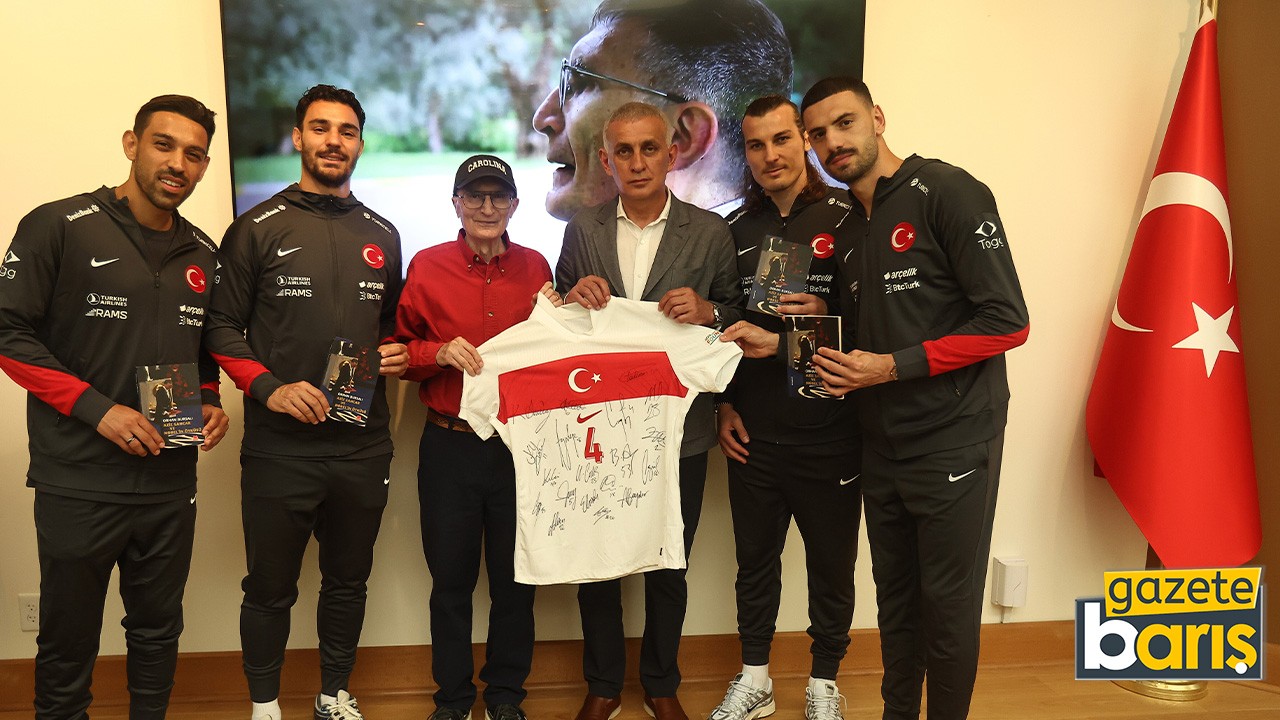 Milli Takım heyetinden Sancar’a ziyaret