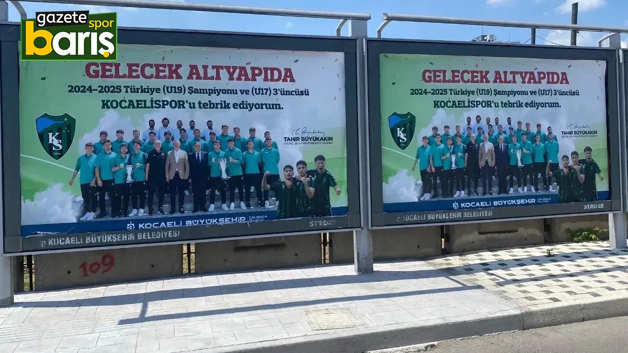 Kocaelisporlu gençlere jest