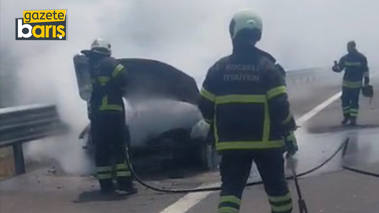 Kuzey Marmara’da araç yandı!