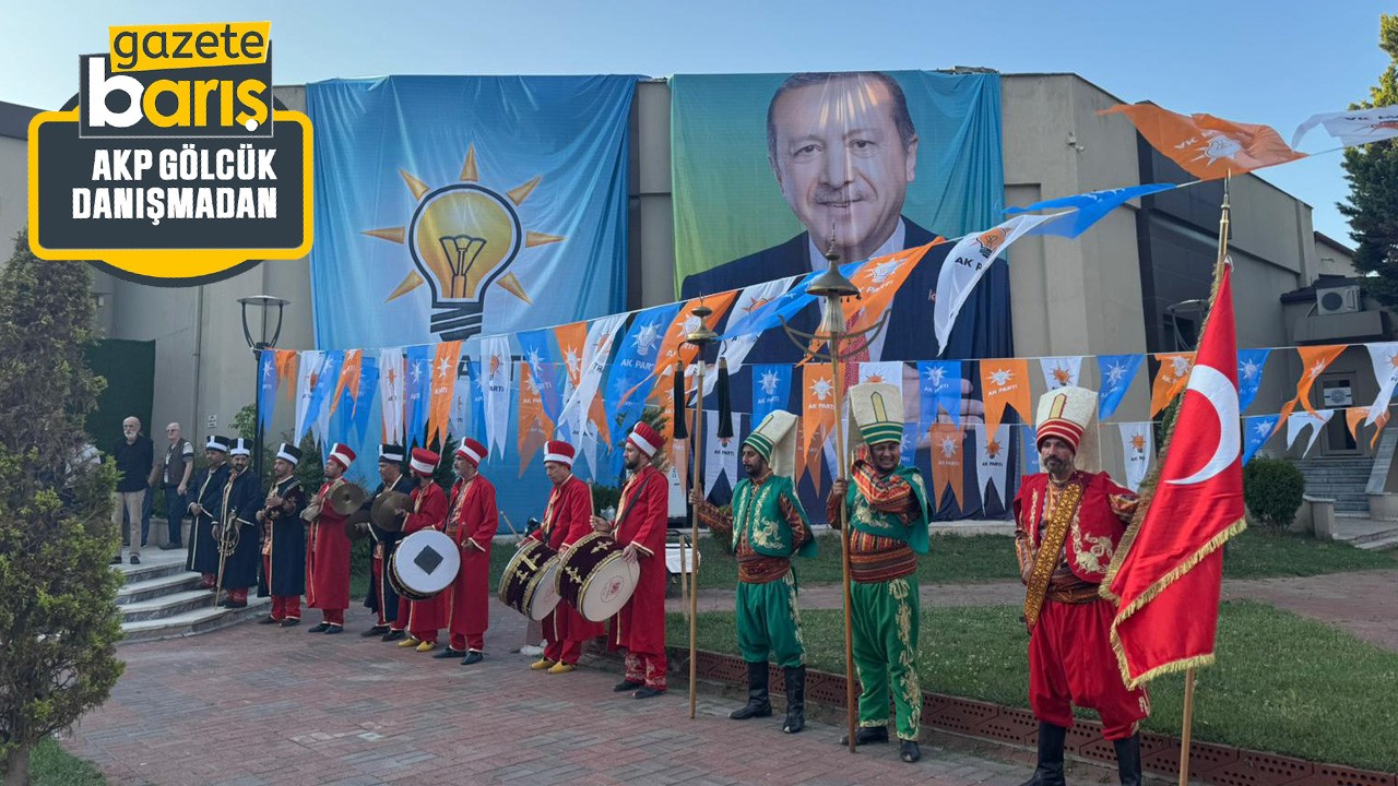 AKP Gölcük’ten mehterli karşılama
