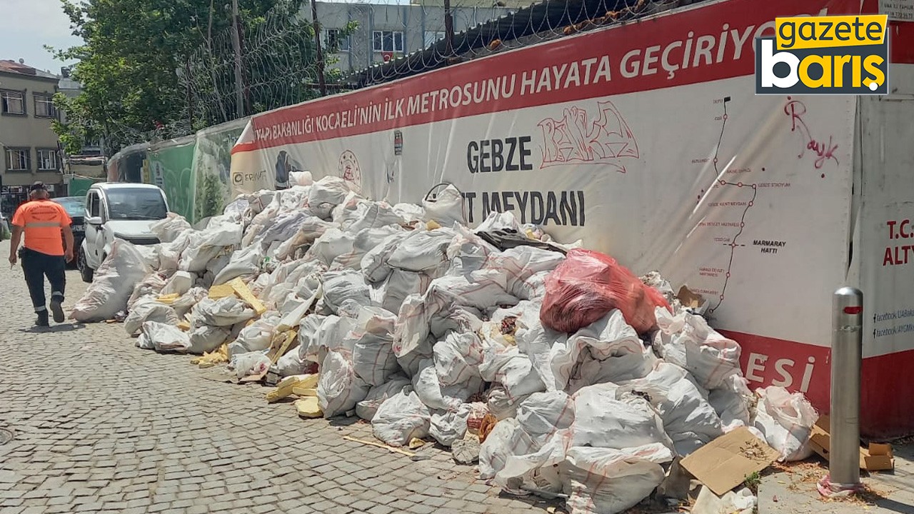 Gebze’nin merkezini pislik götürüyor