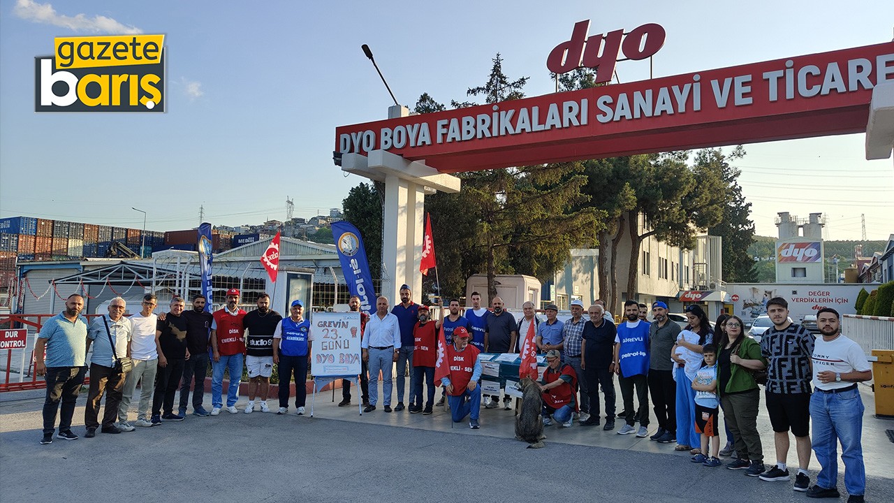Emek Partisi genel başkanı DYO işçileriyle buluştu