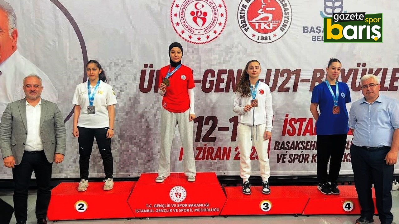 Körfezli karateci Hümeyra şampiyon oldu