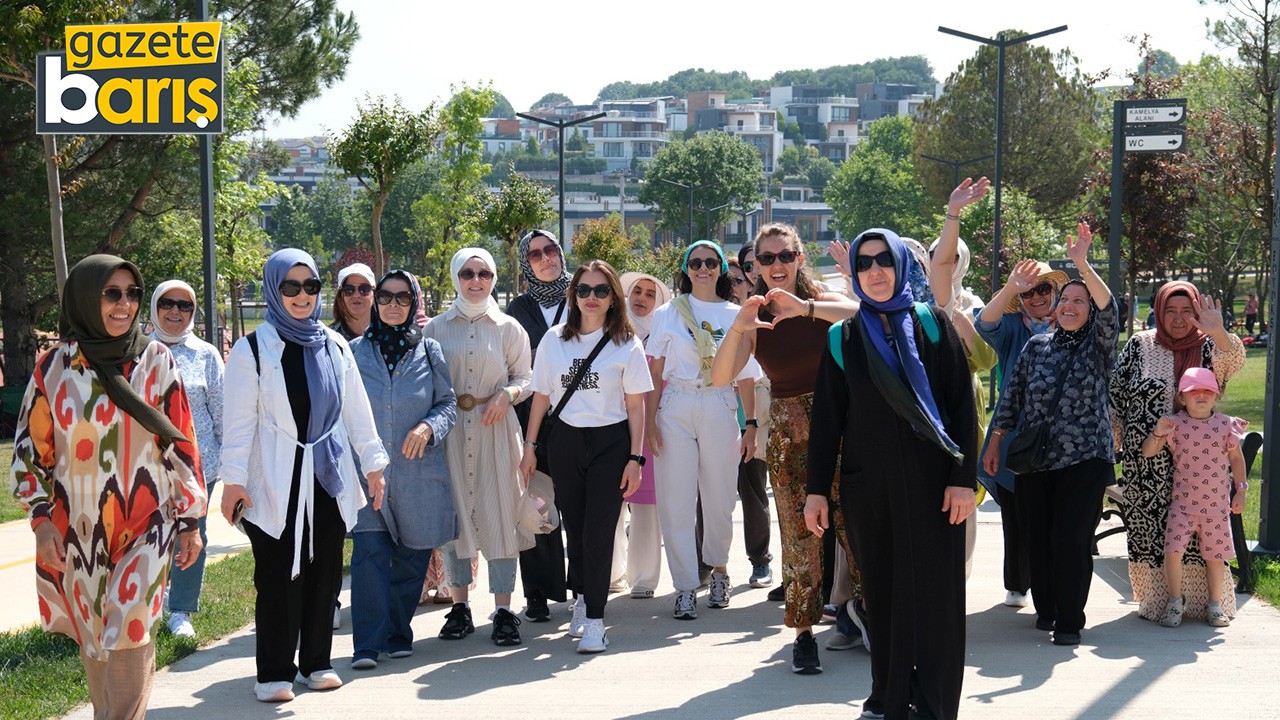 Kadınlardan sağlıklı yaşam yürüyüşü