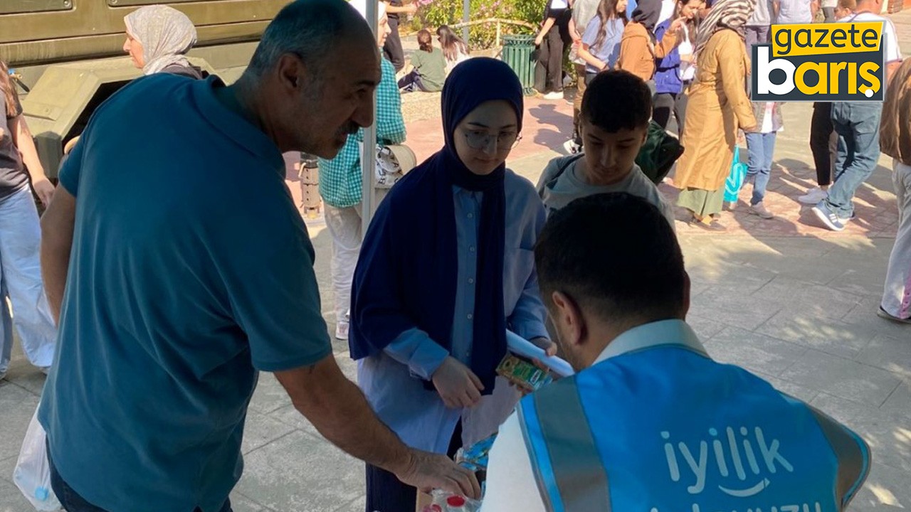 Kocaeli’de sınav sabahı moral desteği