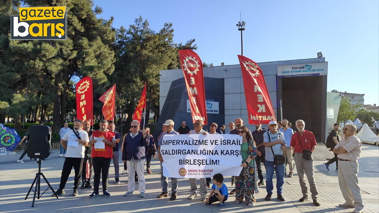 EMEP’liler: İsrail ile ABD’yi protesto ettiler