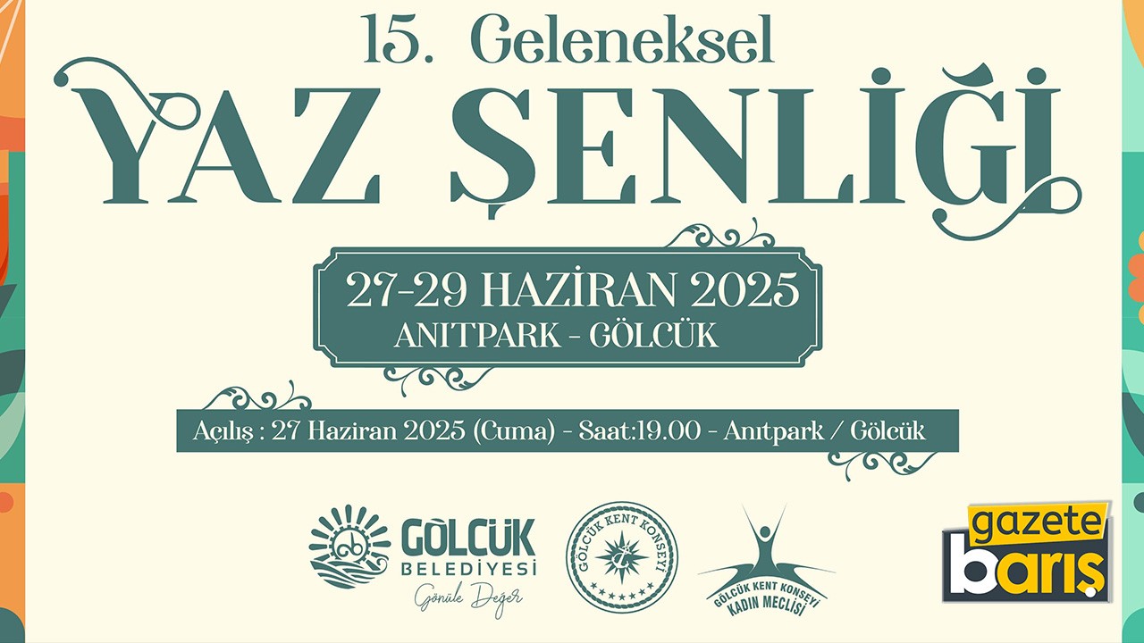 15. geleneksel yaz şenliği Gölcük'te başlıyor