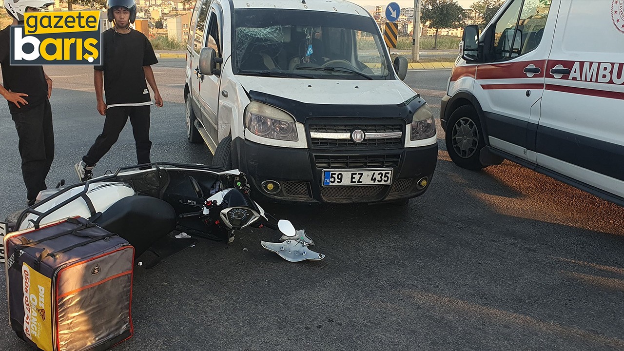 Çayırova'da kaza. 1 kişi ağır yaralı
