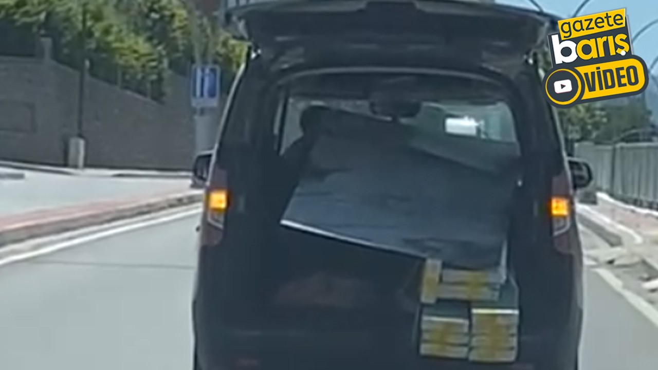 Yuvacık’ta güvenli taşımacılık(!) O anlar kameralara anbean yansıdı