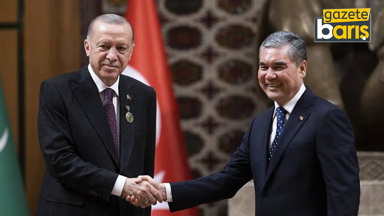 Erdoğan, Türkmenistan Milli Lideri Berdimuhammedov ile görüştü