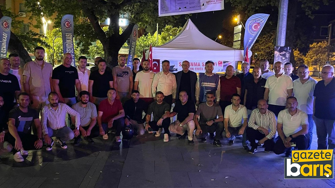 Gölcük Tersanesi işçilerine genel başkan desteği