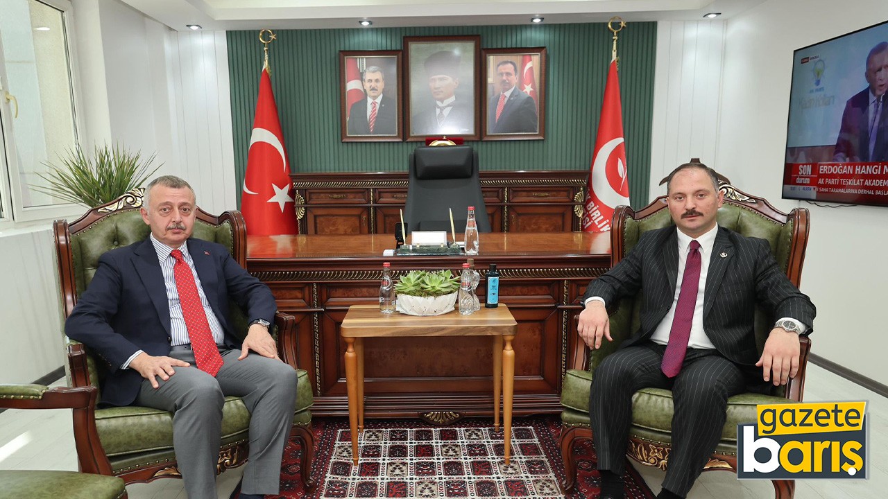 Büyükakın'dan ittifak ortağına ziyaret